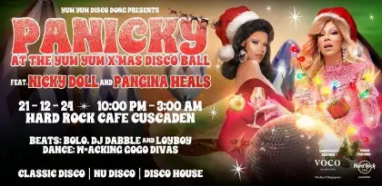 5 Panicky at the Yum Yum Xmas Disco Ball