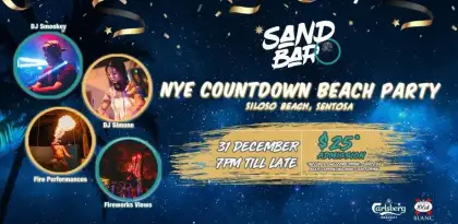 4 Sand Bar New Year's Eve Countdown Beach Party 2024