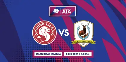 9 Singapore Premier League 2024/25: Young Lions vs BG Tampines Rovers FC