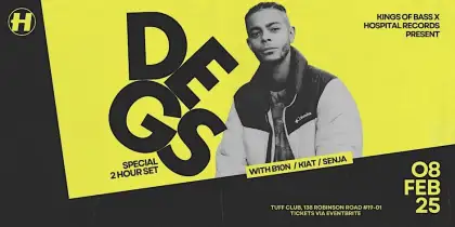 4 Kings of Bass 018 presents DEGS (Hospital Records, UK)