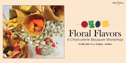 5 Floral Flavors: A Charcuterie Bouquet Workshop