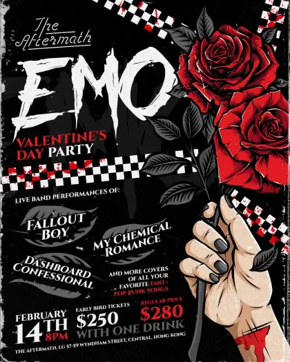 3 Emo Valentine's Day Party