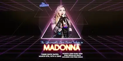 6 A Live Band Tribute to Madonna