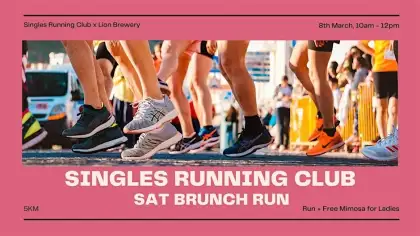 6 Singles Running Club: Sat Brunch Run x Lion Brewery