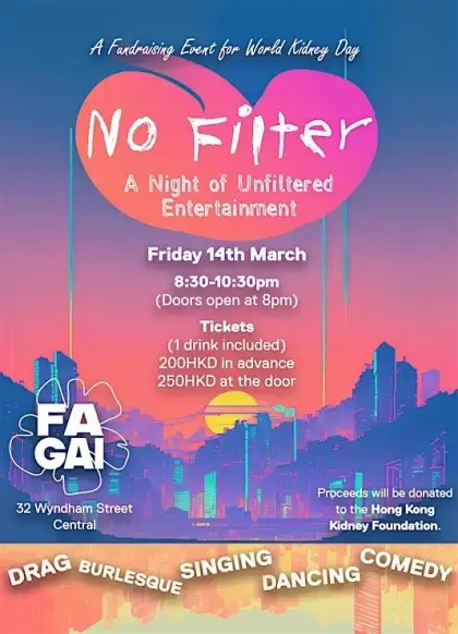 4 No Filter: World Kidney Day Fundraising Event