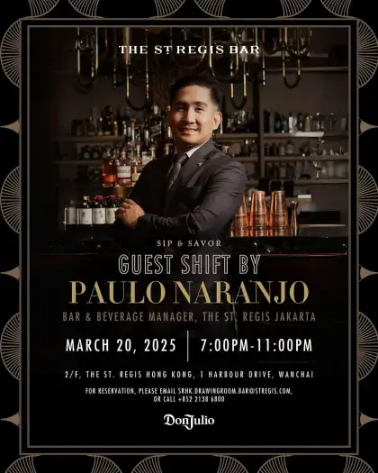 1 The St. Regis Bar 6th Anniversary Presents: Sip & Savor Vol.1