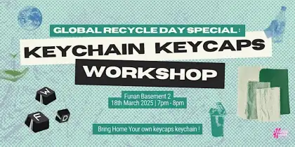 4 Upcycling Keycaps Keychain Workshop