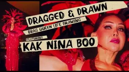 10 Dragged and Drawn Drag Queen Life Drawing