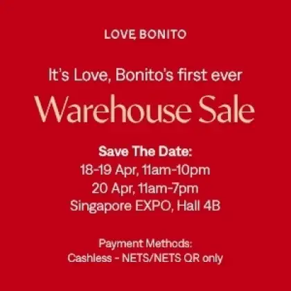 8 Love, Bonito Expo Warehouse Sale