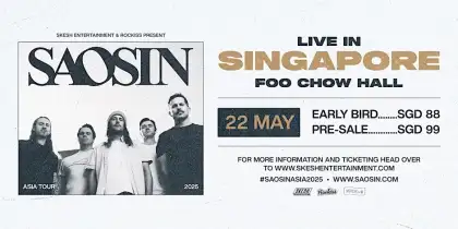 1 Saosin Live In Singapore 2025