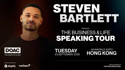 7 Steven Bartlett: The Business and Life Speaking Tour in Hong Kong