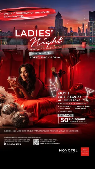 Ladies Night at Red Square Rooftop Bar