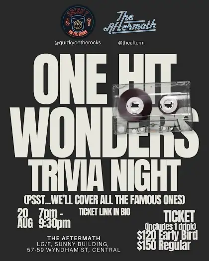 8 One Hit Wonders Music Trivia Night