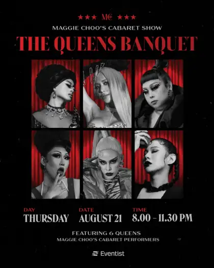 Maggie Choos Cabaret Show THE QUEENS BANQUET