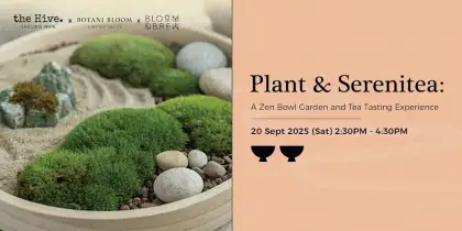 7 Plant & Sereni-Tea: A Zen Garden Bowl and Tea Tasting Experience