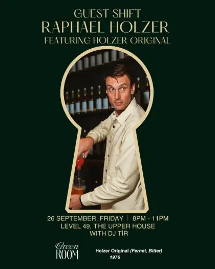 2 Green Room Guest Shift with Raphael Holzer