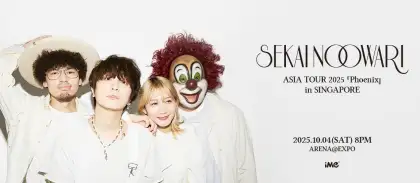 5 Sekai No Owari Asia Tour 2025 'Phoenix' in Singapore