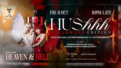 3 Hushhh: Heaven & Hell Halloween Edition