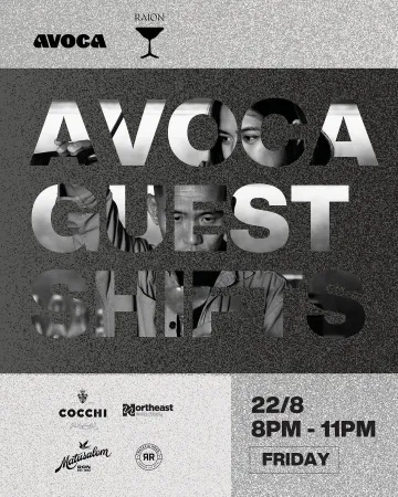 Avoca x Raion Guest Shift Bar Takeover