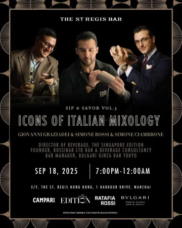 Sip Savor Vol 5 Icons of Italian Mixology Guest Takeover