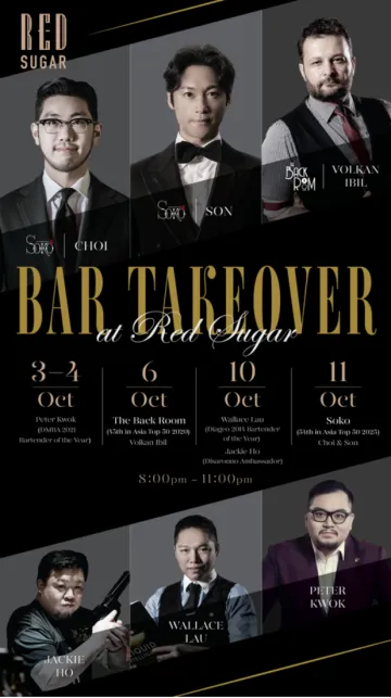 Red Sugar Guest Shift Series Bartenders from Top 50 Asia Bars
