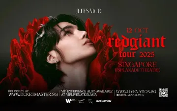 Jeff Satur Red Giant Tour 2025 in Singapore