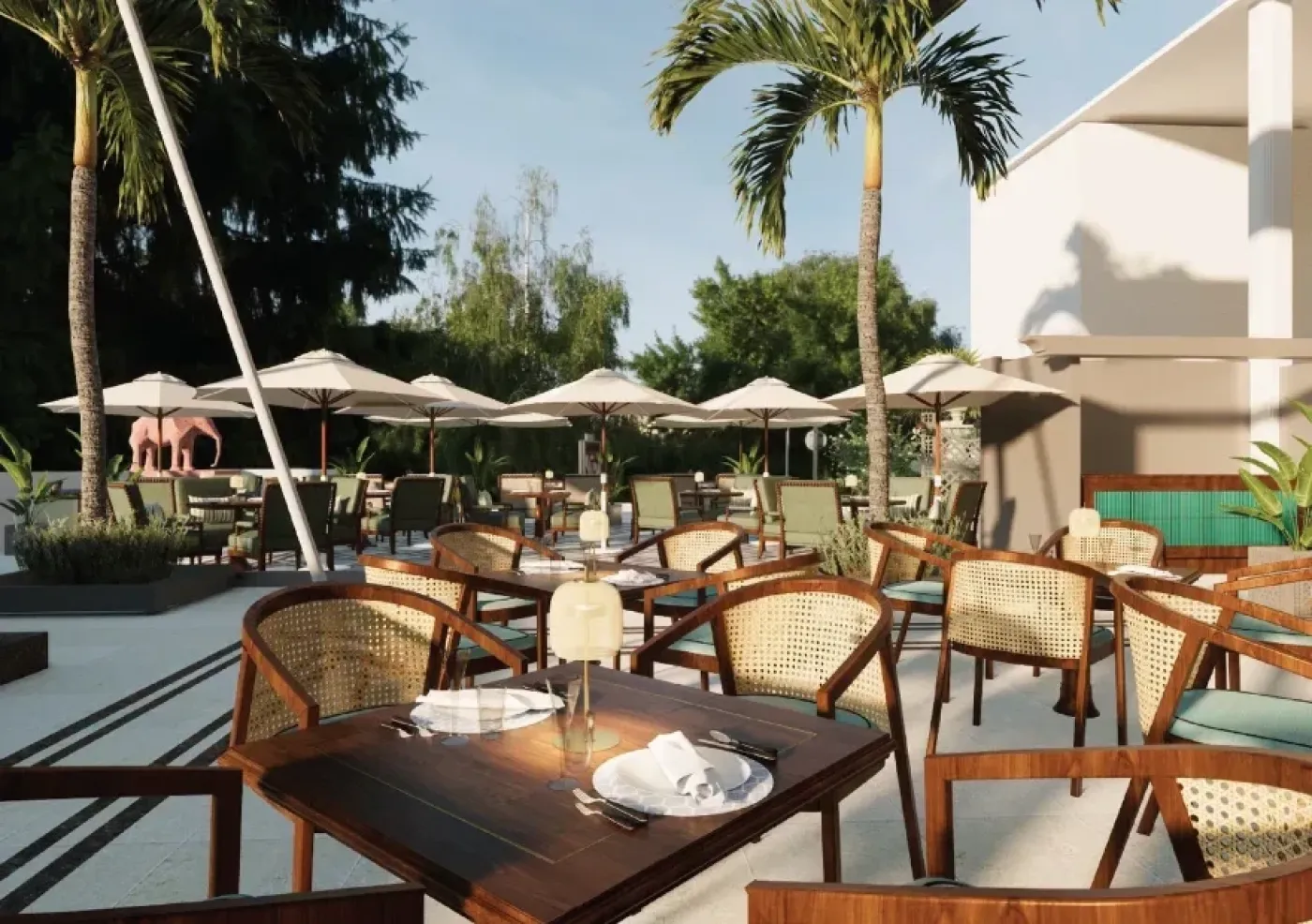 Anantara riverside bangkok wedding the market 880x620 1
