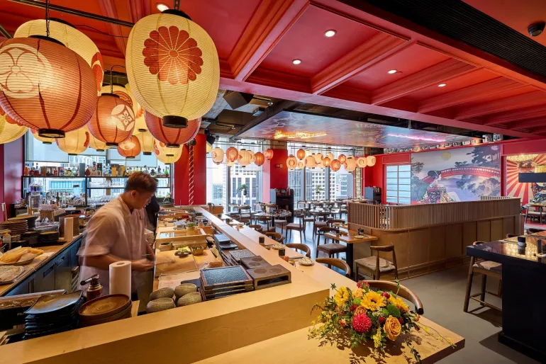 FUMI Joe Interior Main Dining Room Sushi Counter 1