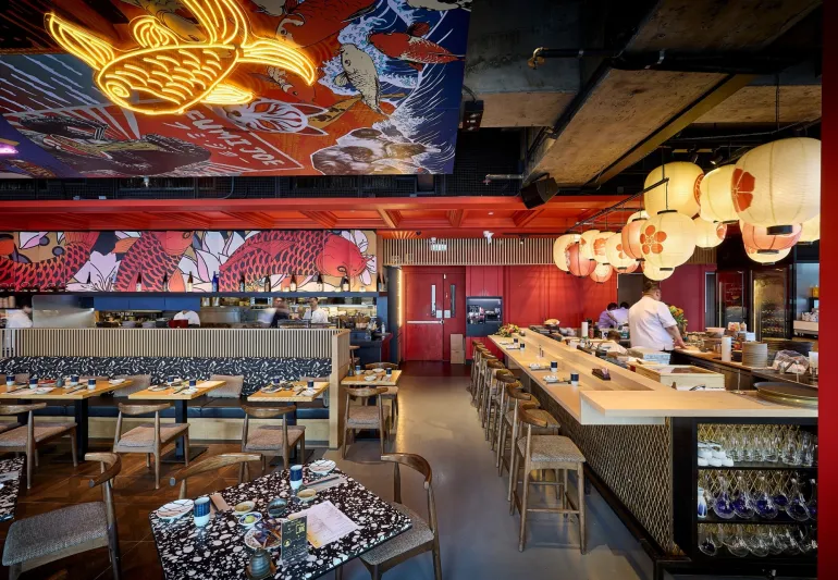 FUMI Joe Interior Main Dining Room Sushi Counter 2