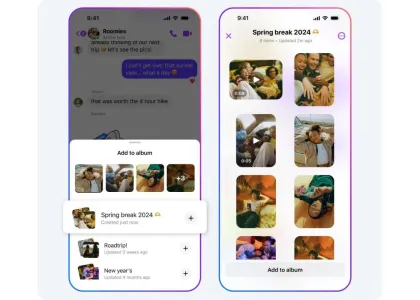 Messenger Update Shared Albums