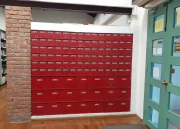 HK WC Wan Zi old Wan Chai Post Office red mail boxes EPD Huang Hou Da Dao Dong Queens Road January 2020 SS2 05