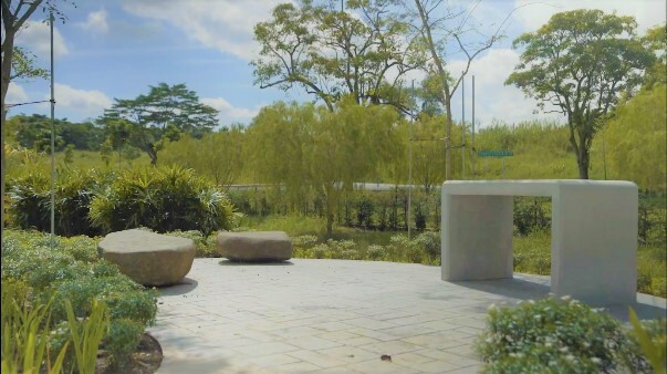 Prayer facility at the Garden of Peace