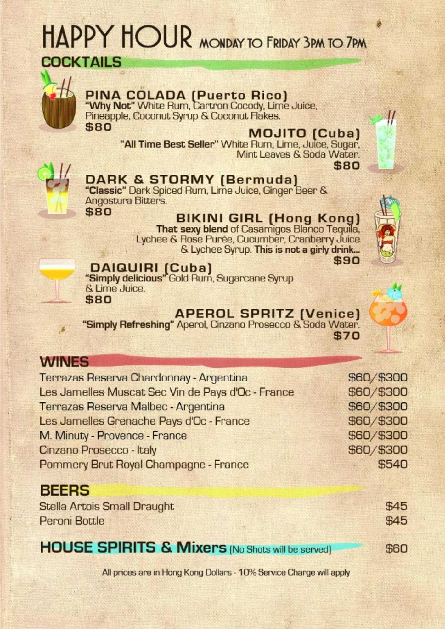 Sunset Happy Hour at Maka Hiki The Beat Hong Kong