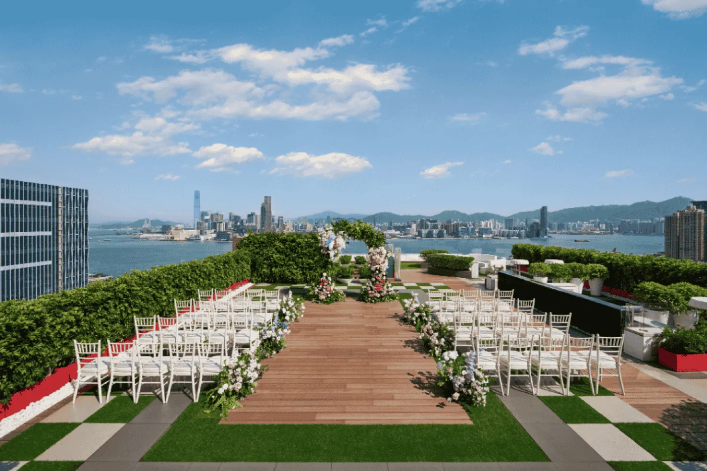 07 rooftop garden wedding