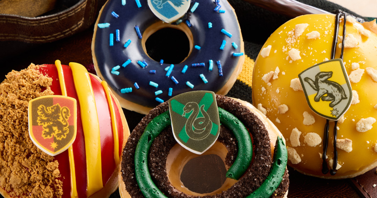 Krispy Kreme Launches Hogwarts House-Inspired Doughnuts