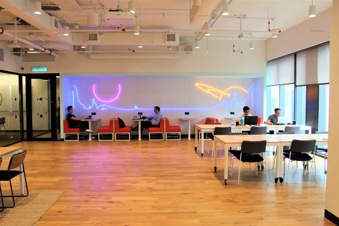 We work equatorial plaza 1