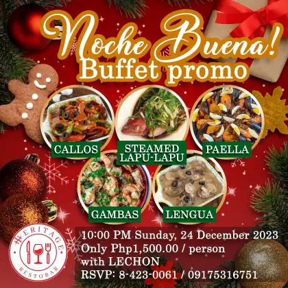 Heroes Hotel Noche Buena! Buffet Promo