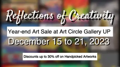 'Reflections of Creativity' Year-End Art Sale at Art Circle Gallery UP