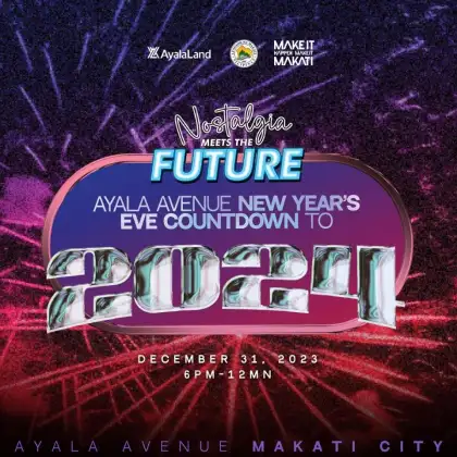 Ayala Avenue New Year's Eve Countdown to 2024