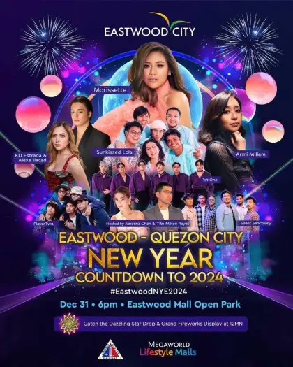Eastwood - Quezon City New Year Countdown to 2024