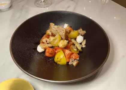 Heirloom Tomato and Bocconcini Cheese Salad