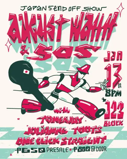 Japan Send Off Show August Wahh & SOS