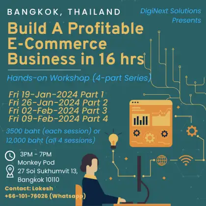 Build A Profitable E-Commerce Business in 16 hrs Workshop