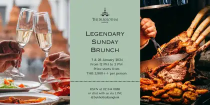 Legendary Sunday Brunch at The Sukhothai Bangkok