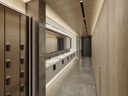 Artist Rendering of Comfort Rooms at The Millennity