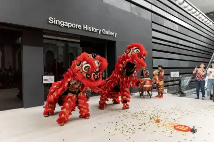 National Museum of Singapore Lion Dance Performance