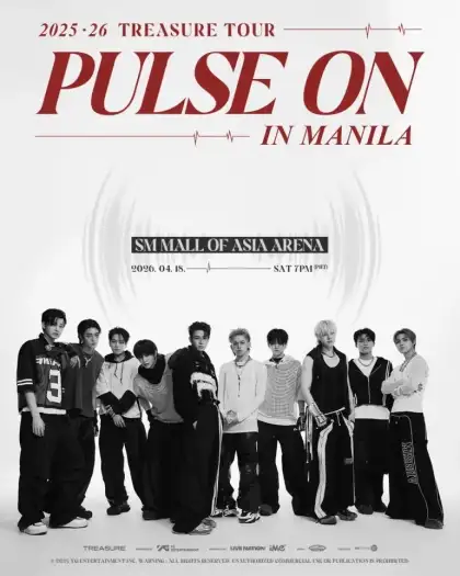 2025–26 Treasure Tour 'Pulse On' in Manila