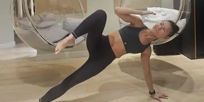 female working out