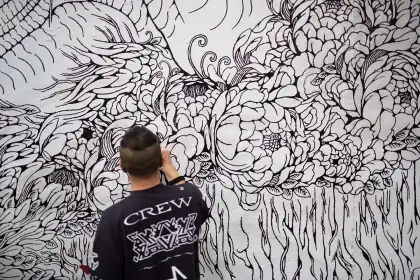 Kristopher Ho at HKWALLS' Street Art Festival 2023