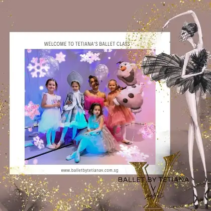 ballet kids in princess costumes